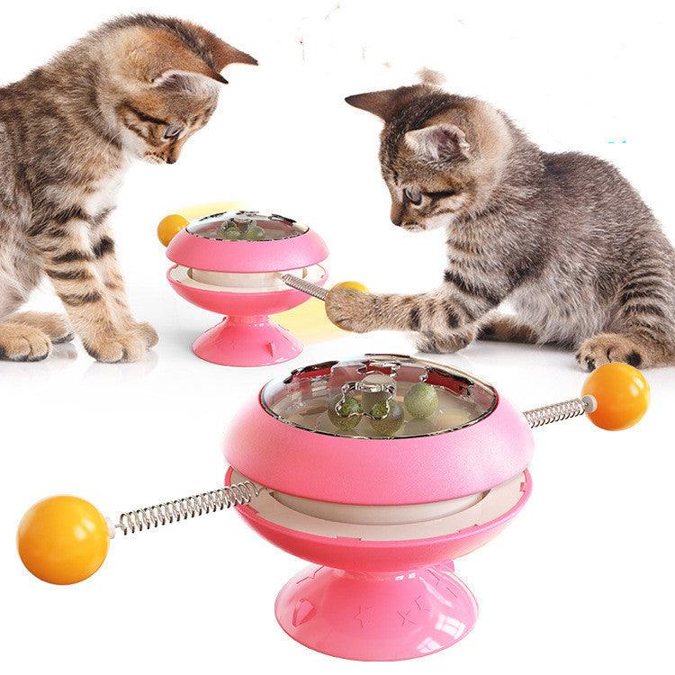 Interactive Rotatable Cat Toy