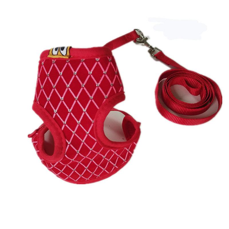 Pet Comfort Harness: Breathable Nylon Vest For Small And Medium Dogs And Cats
