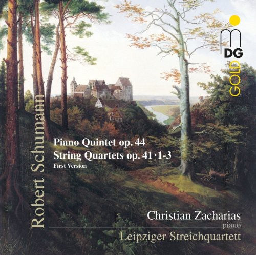 Schumann / Zacharias / Leipziger String Quartet - Piano Quintet Op 44: String Quartets Op 41 - Music CD
