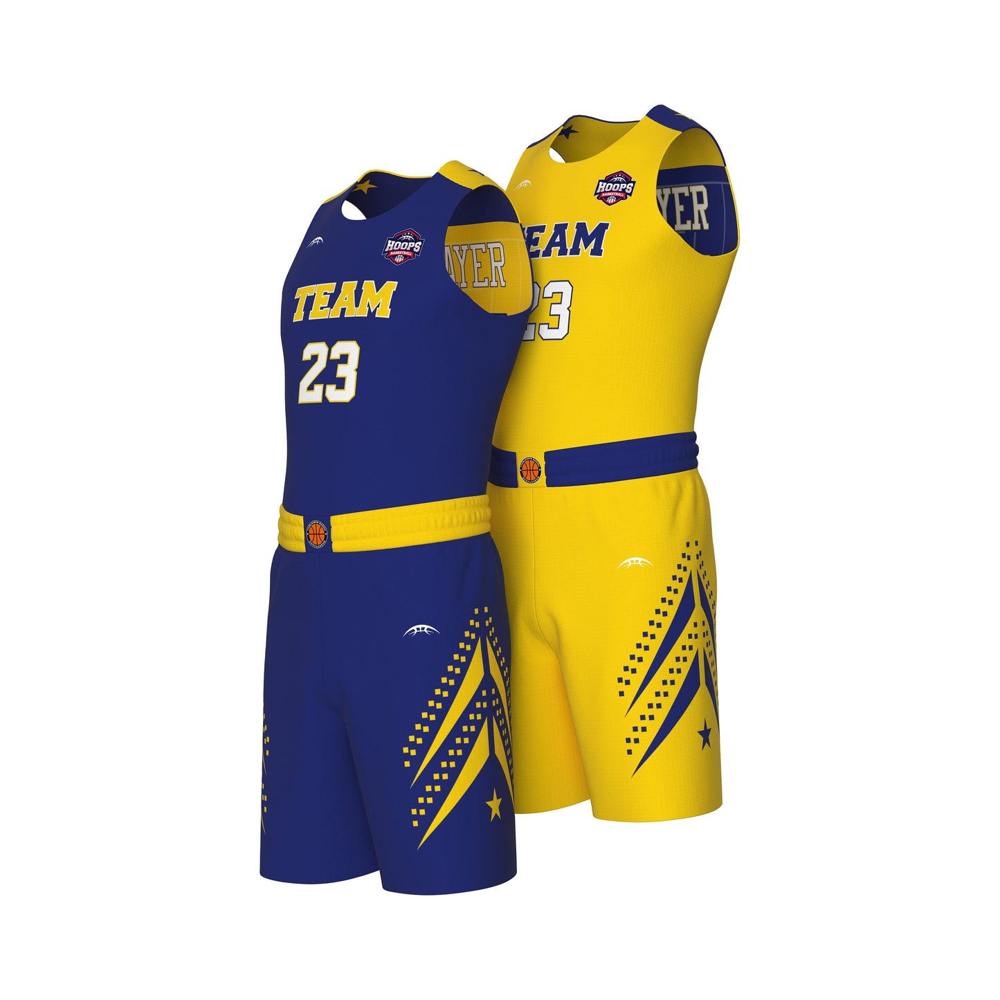 Custom All-Star Reversible Basketball Uniform - 164 Manhattan