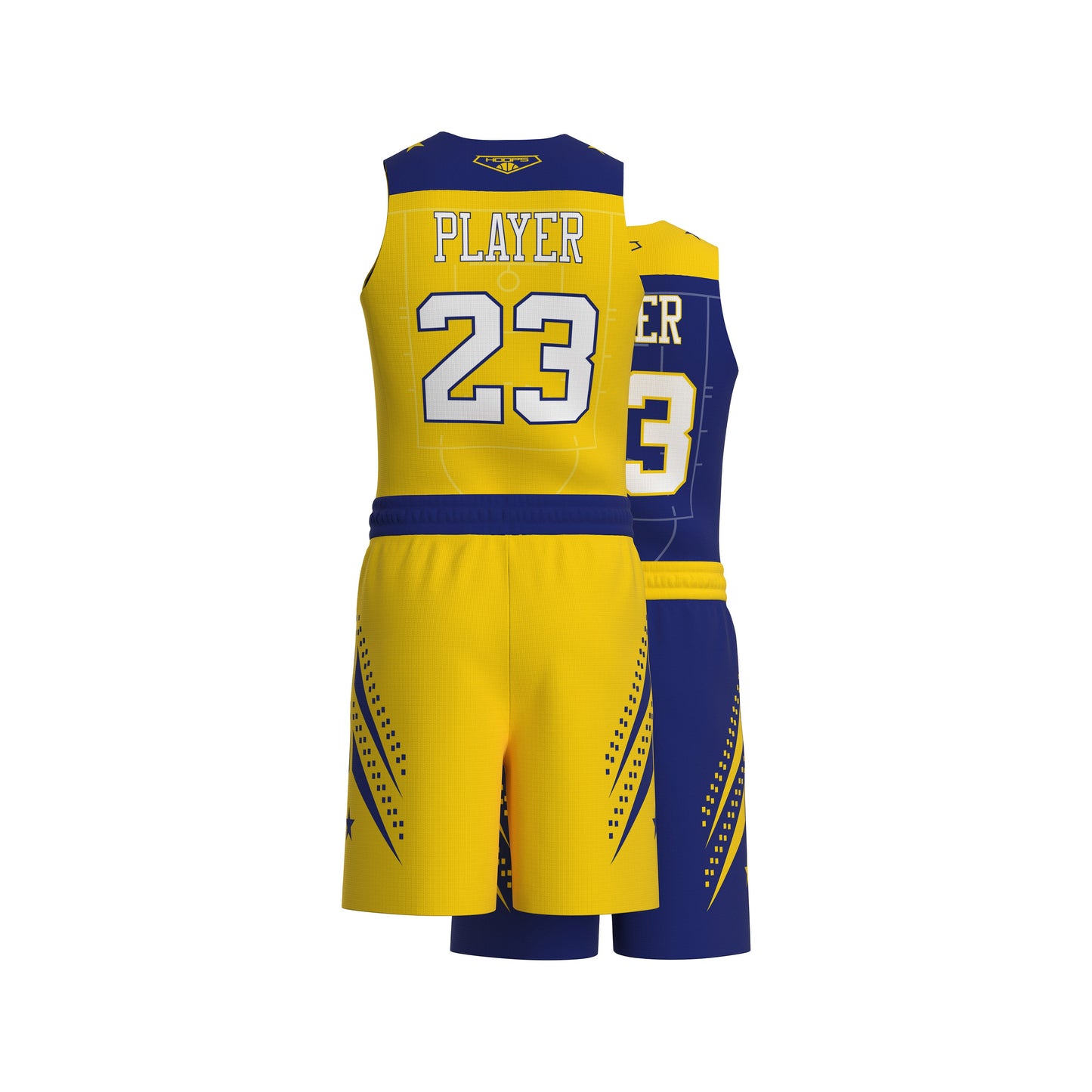 Custom All-Star Reversible Basketball Uniform - 164 Manhattan