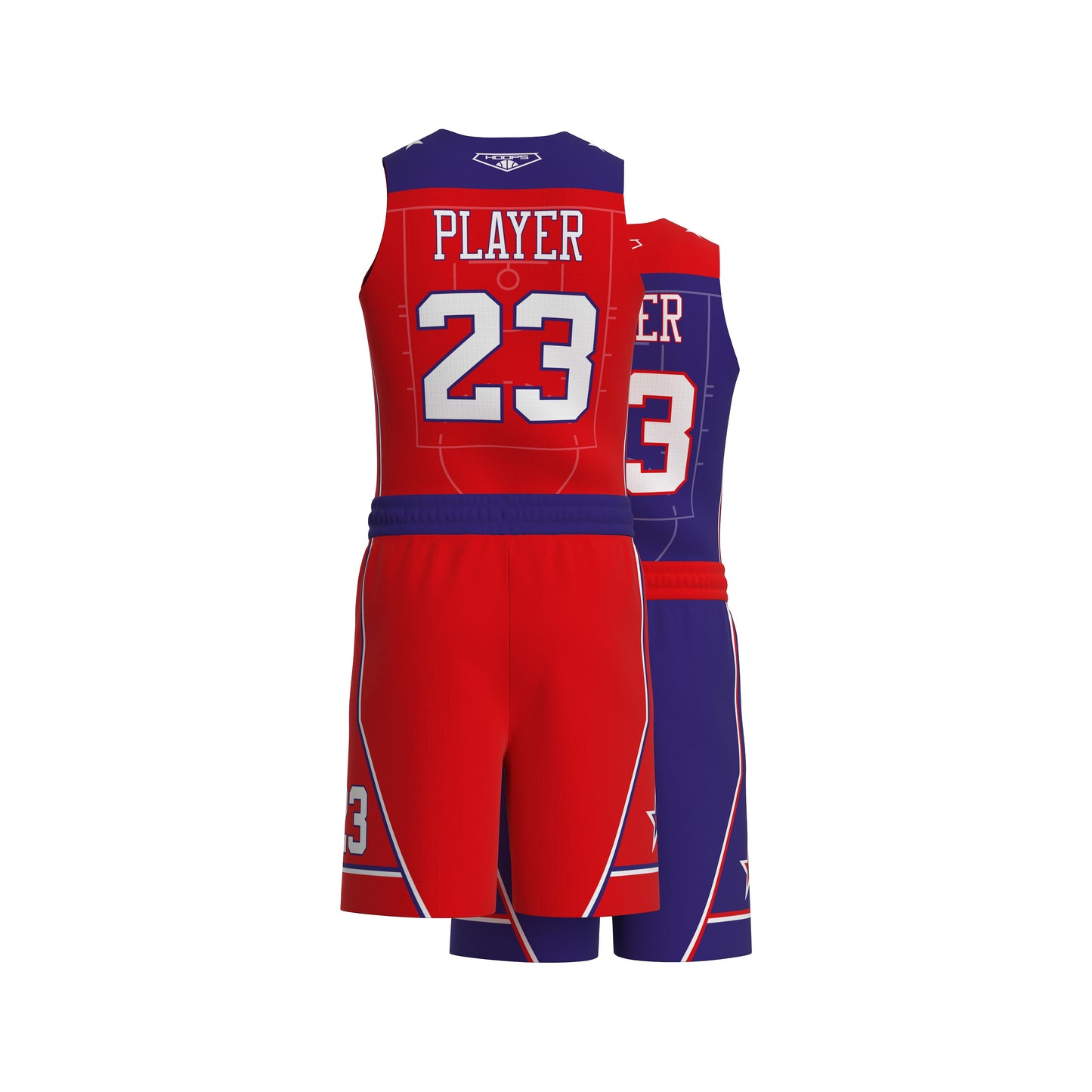 Custom All-Star Reversible Basketball Uniform - 166 Orlando