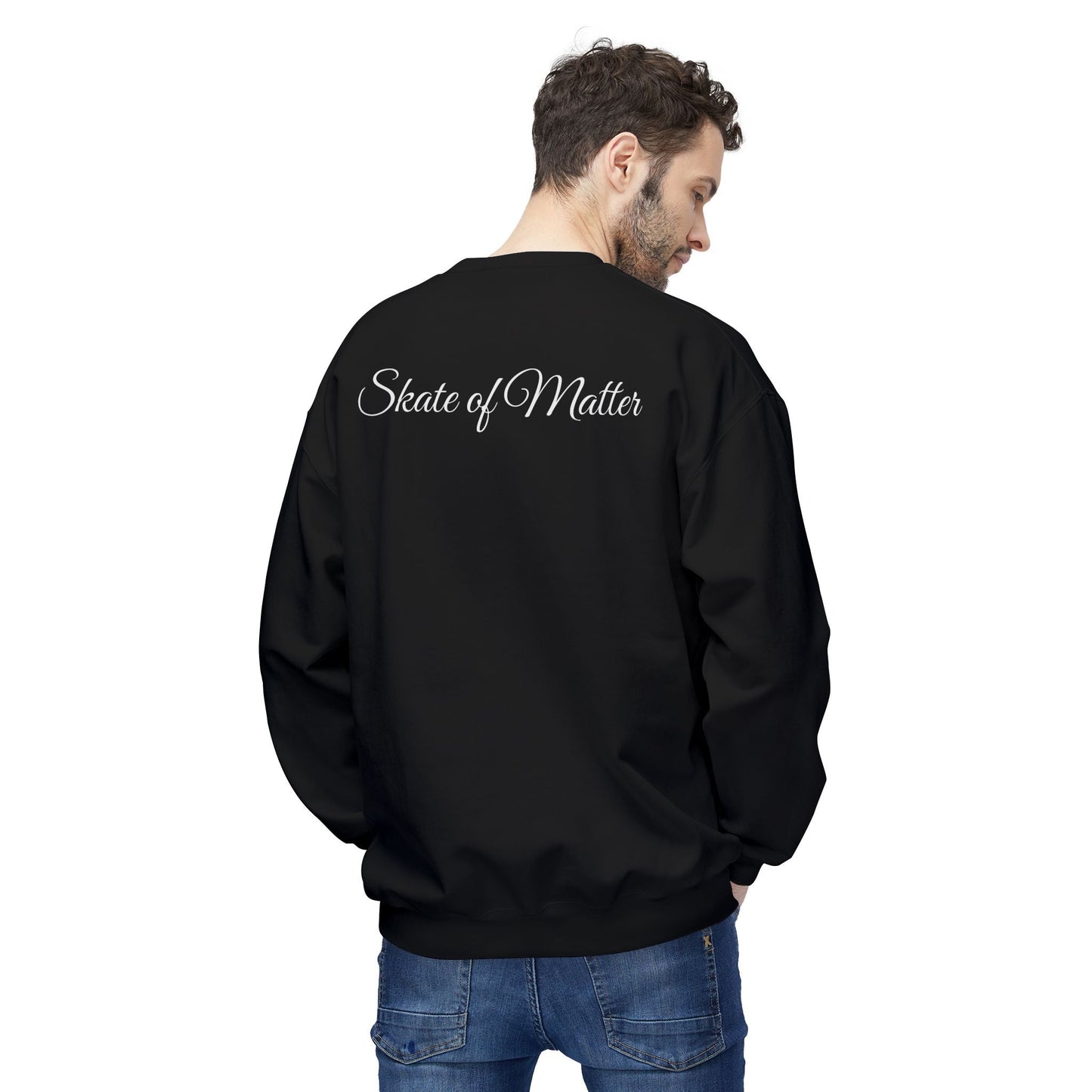 Skate Addict Unisex Fleece Crewneck Sweatshirt