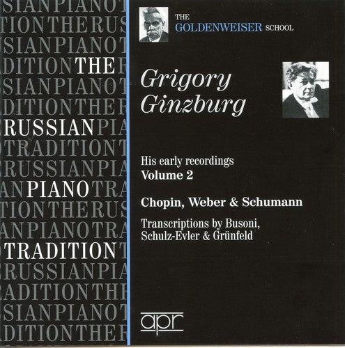 Ginzburg,grigory - Russian Piano Tradition: Goldenweiser School - Music CD