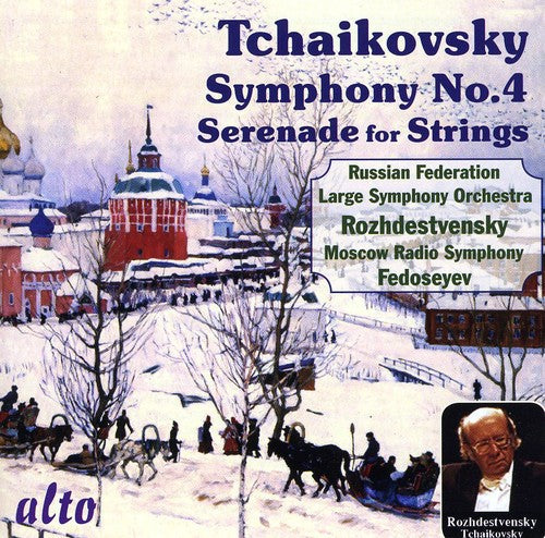 Tchaikovsky / Large Sym Orch Of Russian Federation - Symphony 4 / Serenade For Strings - Music CD