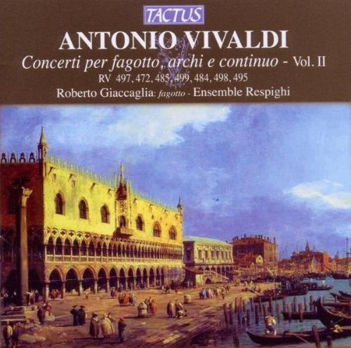 Vivaldi / Giaccaglia / Ensemble Respighi - Bassoon Concertos 2 - Music CD