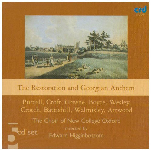 Choir Of The New College Oxford - Restoration & Gregorian Anthem - Music CD