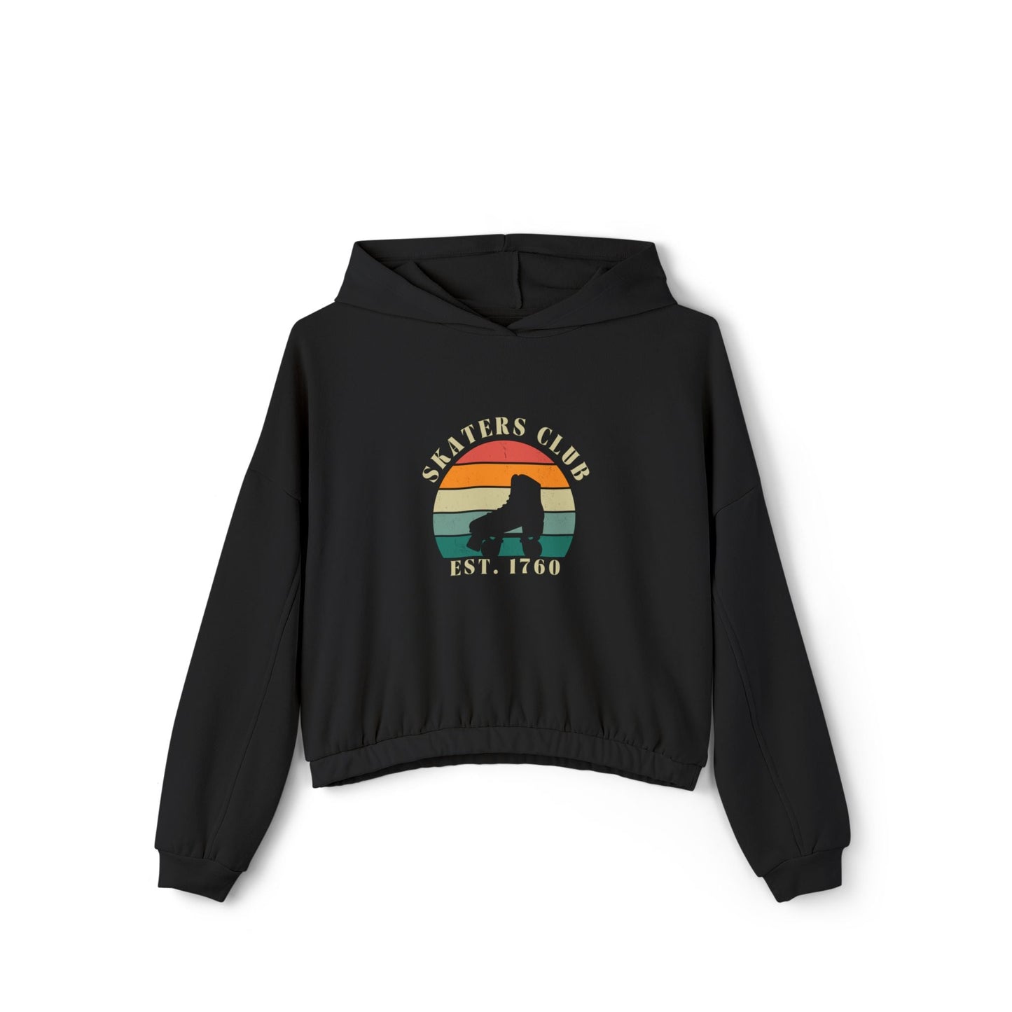Women’s Cropped Retro Skaters Club Hoodie