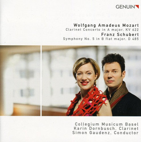 Mozart / Schubert / Dornbusch / Gaudenz - Mozart Clarinet Concert / Symphony No 5 - Music CD