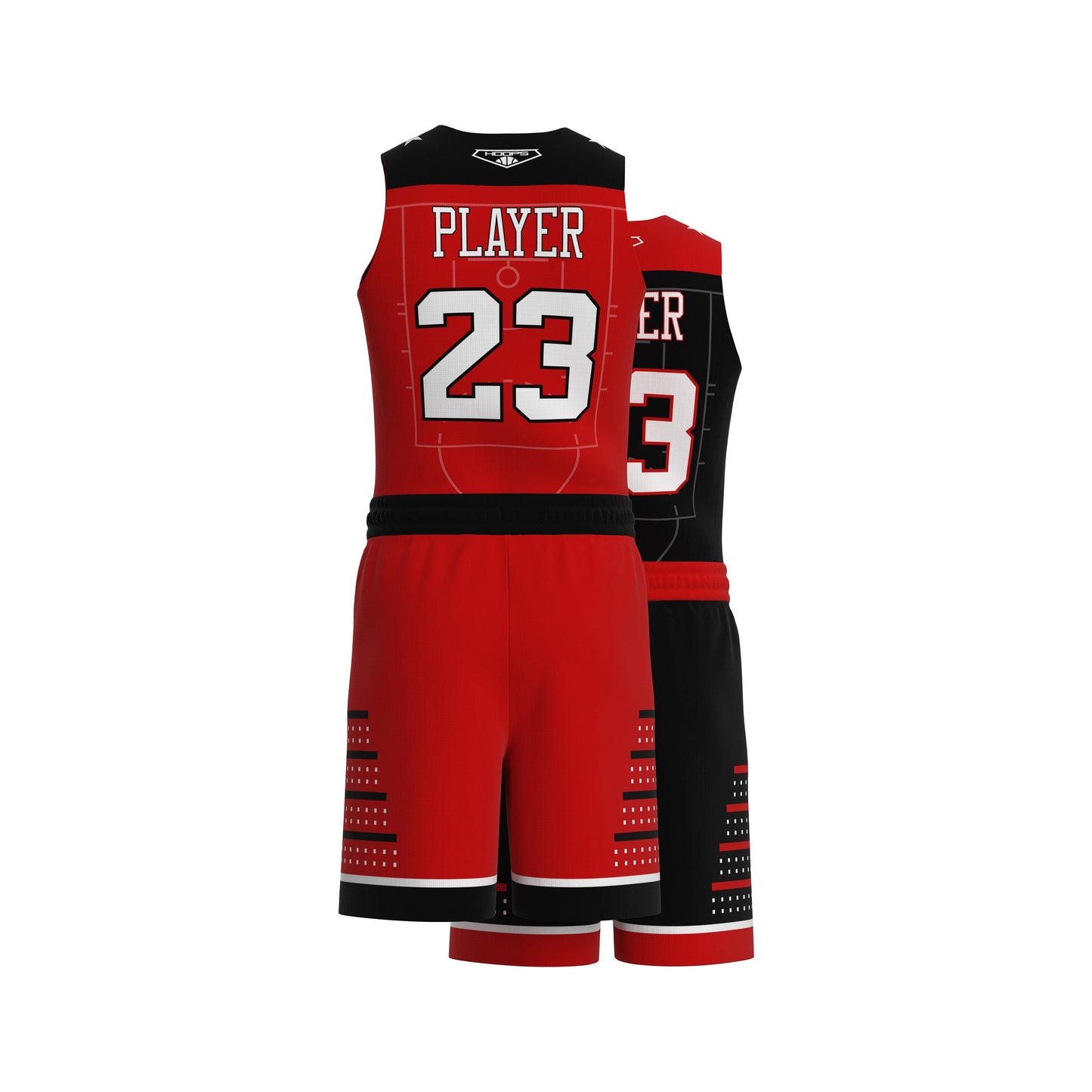 Custom All-Star Reversible Basketball Uniform - 171 Cowboys