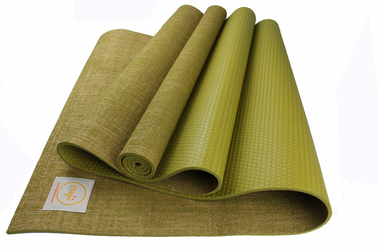 Jute Premium Eco Yoga Mat + Foot Massager (7.5cm x 17.5cm)