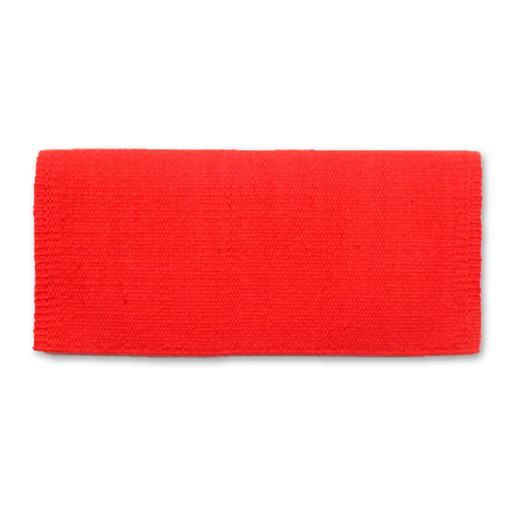 1314-67 San Juan Solid Coral 36x34 New Zealand Wool Saddle Blanket