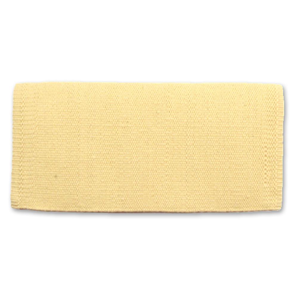 1314-82 San Juan Solid Lemon Ice 36x34 New Zealand Wool Saddle Blanket