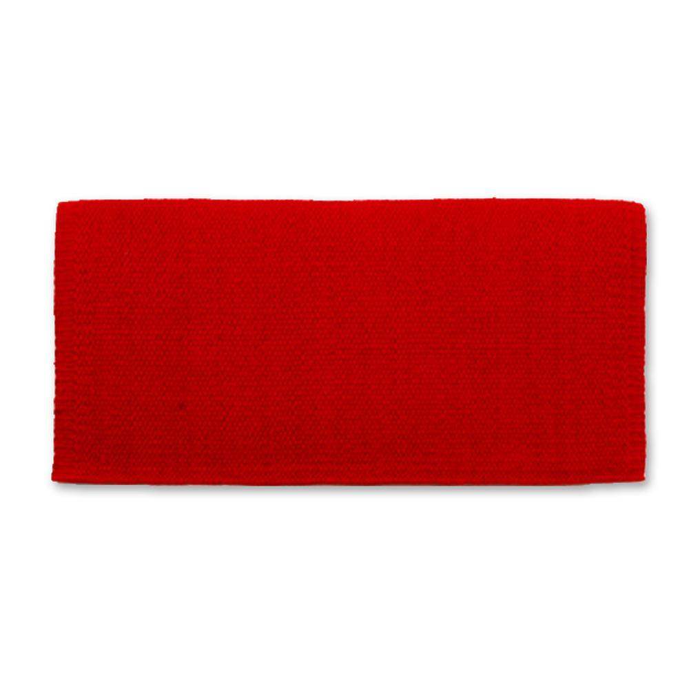 San Juan 34X30 Show Red New Zealand Wool Saddle Blanket