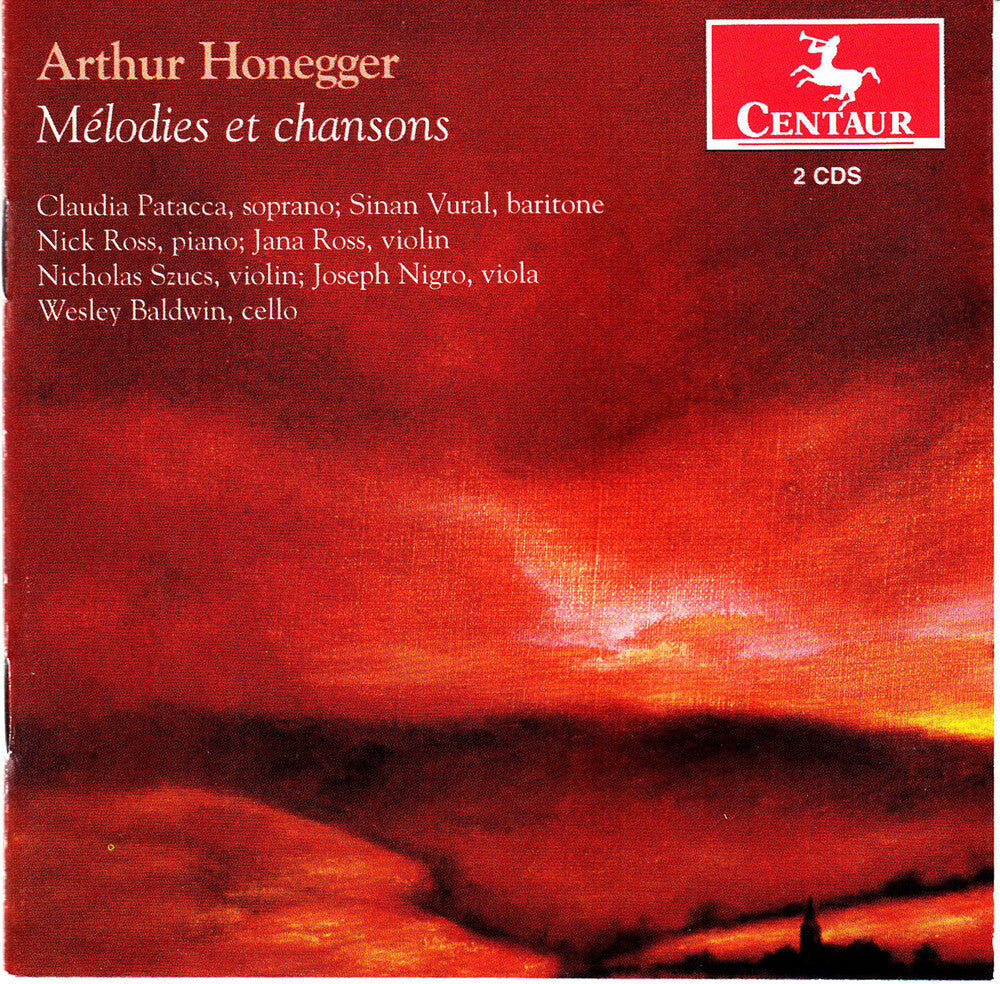 Honegger / Patacca / Vural / Baldwin - Melodies Et Chansons Music CD
