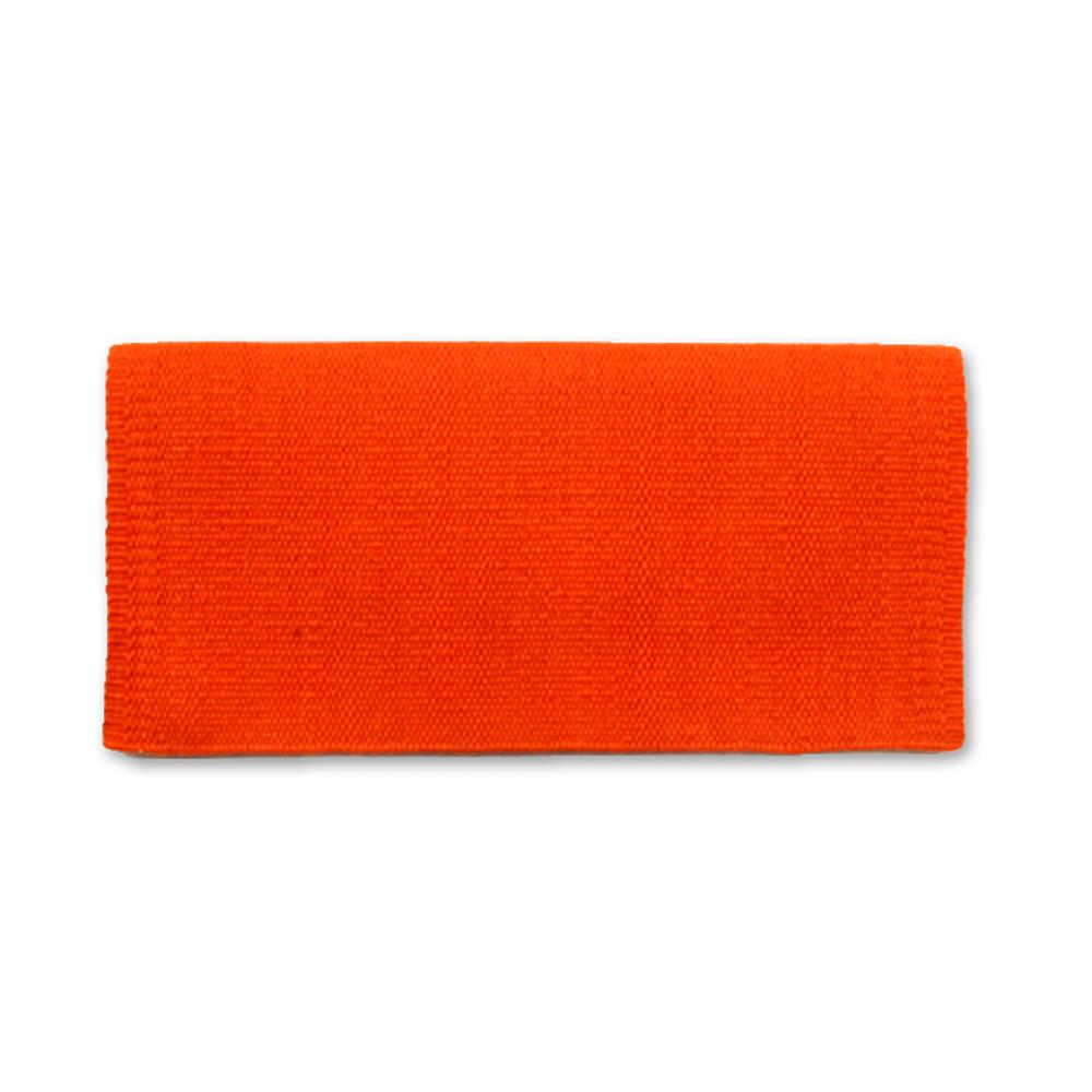 San Juan 34X30 Tangerine Orange New Zealand Wool Saddle Blanket