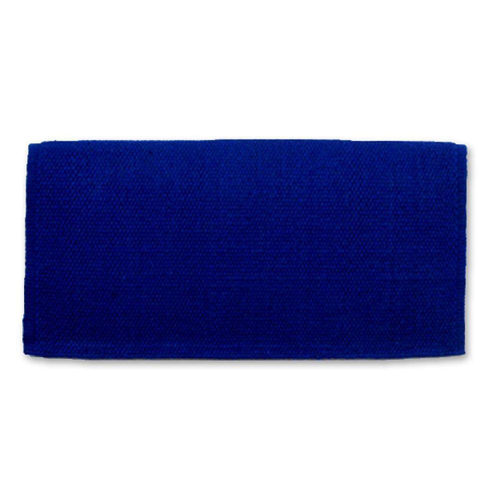 San Juan 24x24 Royal Blue New Zealand Wool Pony Saddle Blanket