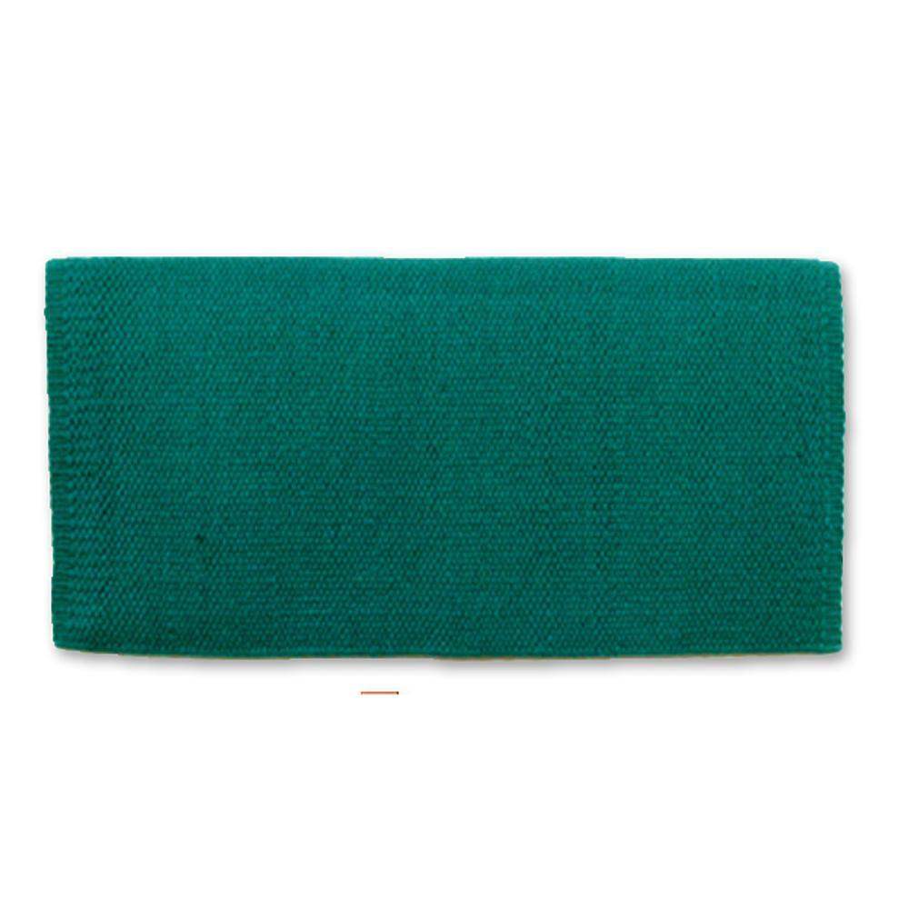 San Juan 24x24 Teal New Zealand Wool Pony Saddle Blanket