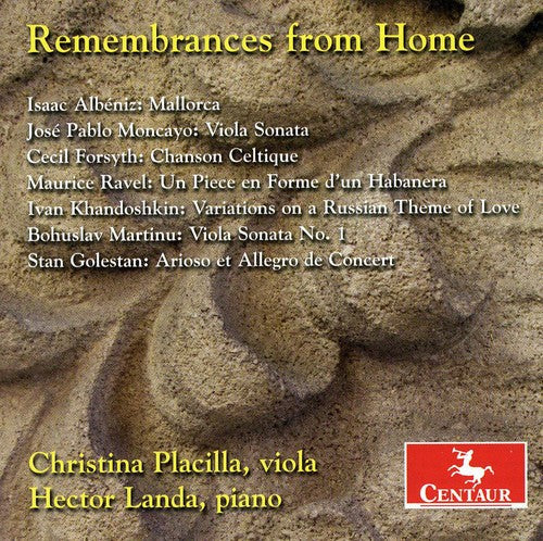 Albeniz / Ravel / Martinu / Placilla / Landa - Remembrances From Home - Music CD