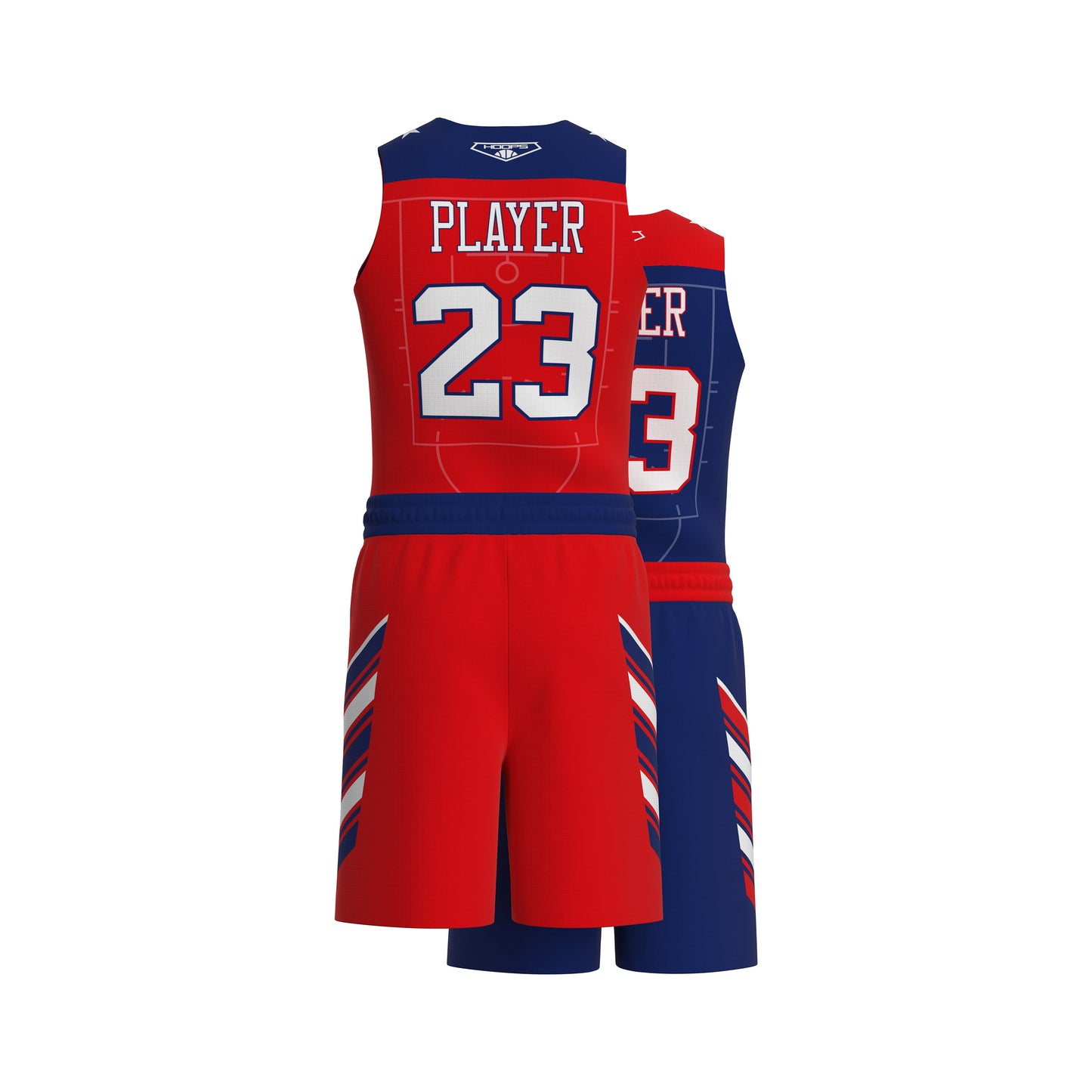 Custom All-Star Reversible Basketball Uniform - 174 Lawrence