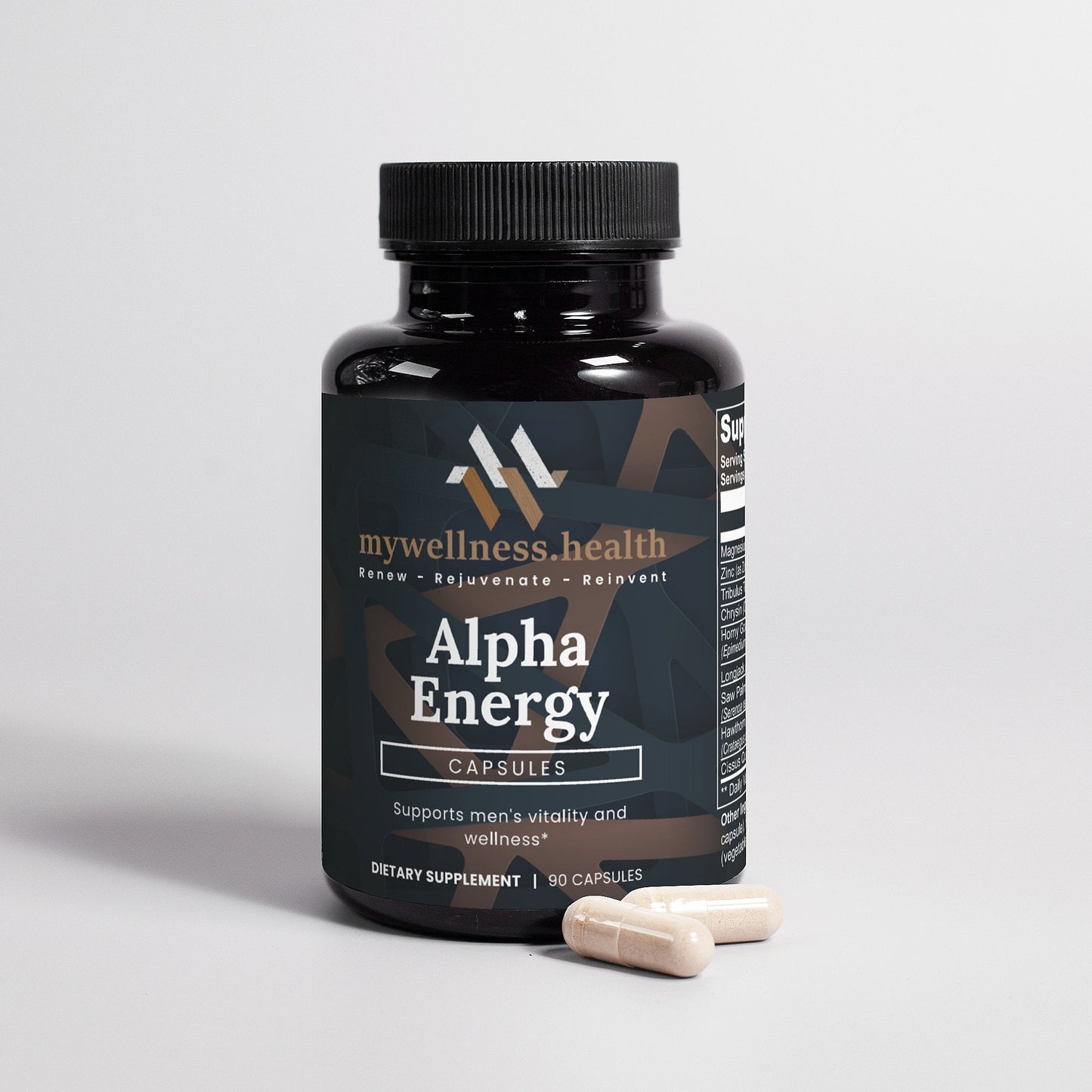 Alpha Energy Natural Male Enhancement Supplement - Plant Based