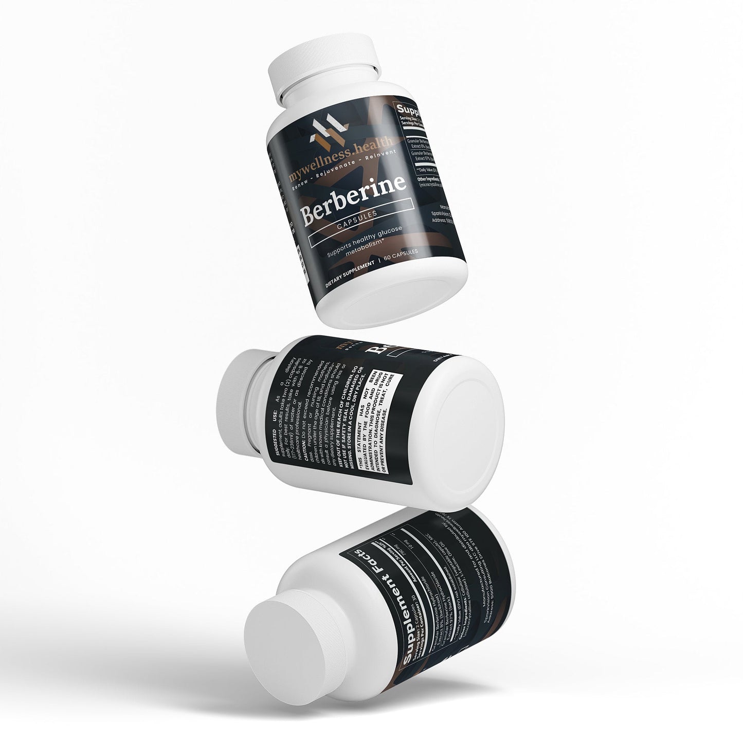 Berberine Supplement 97% Extract - Natural Blood Sugar Support