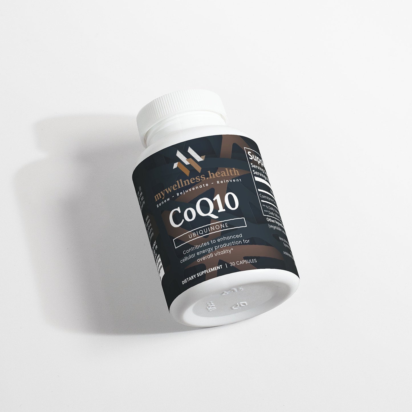 CoQ10 Ubiquinone 100mg - Natural Heart & Energy Support Capsules