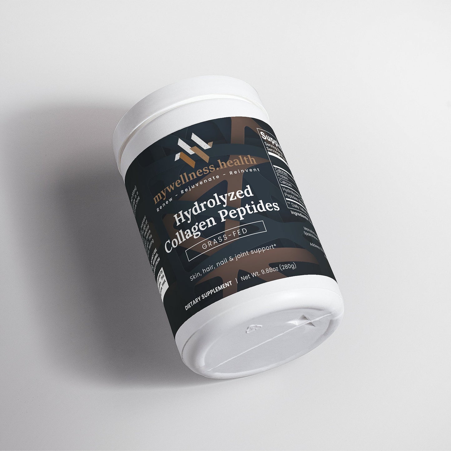 Grass-Fed Hydrolyzed Collagen Peptides - 100% Natural Bovine 280g
