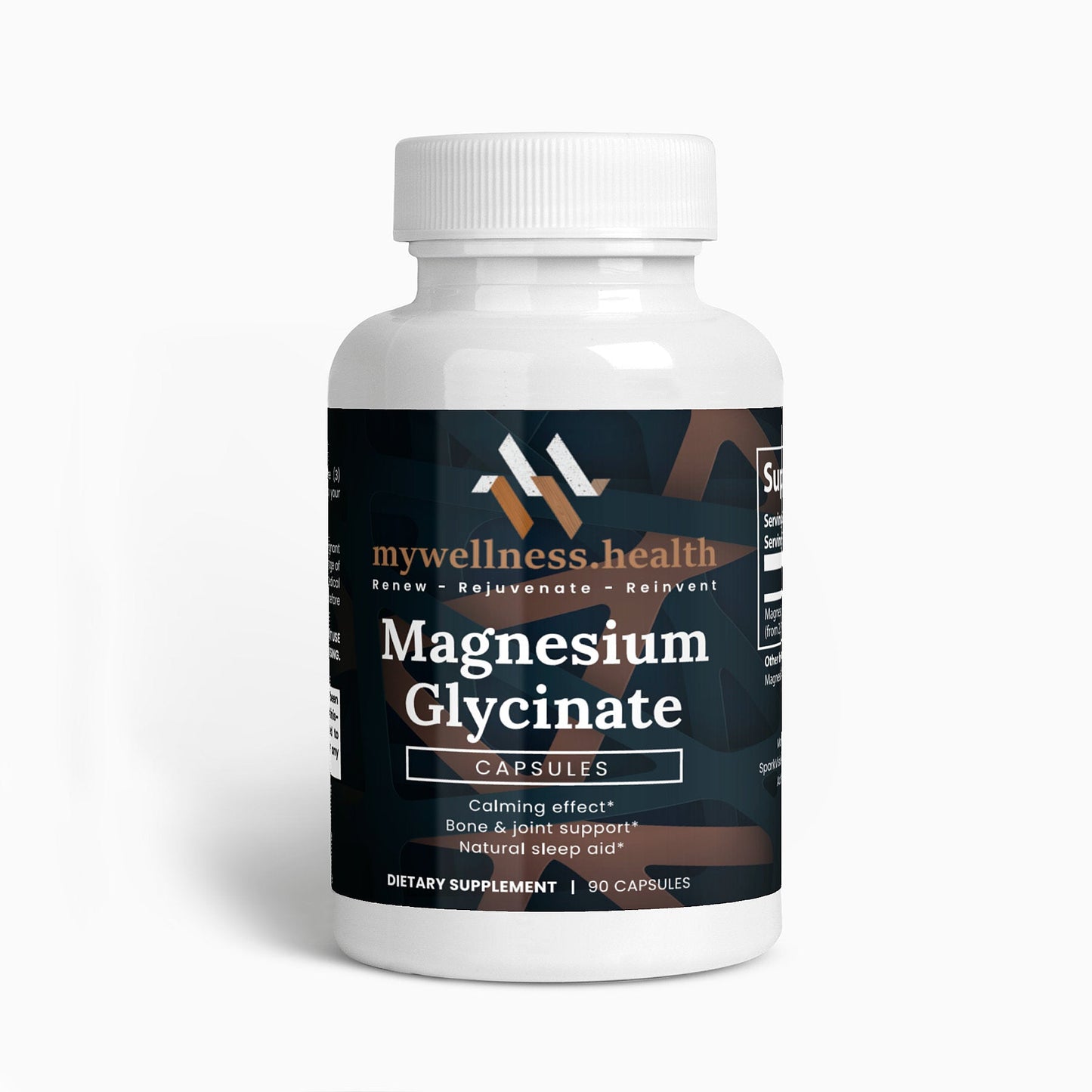 Pure Magnesium Glycinate 2500mg - High Absorption Sleep Support