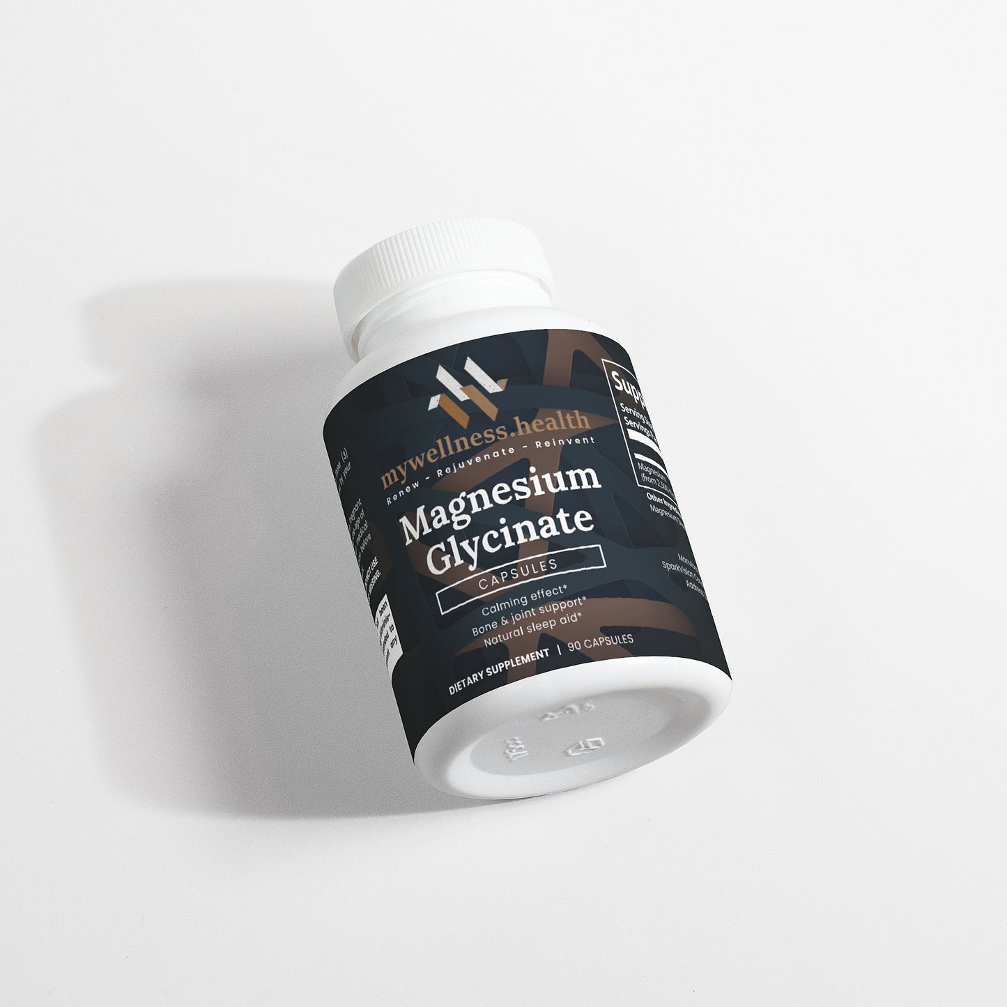 Pure Magnesium Glycinate 2500mg - High Absorption Sleep Support
