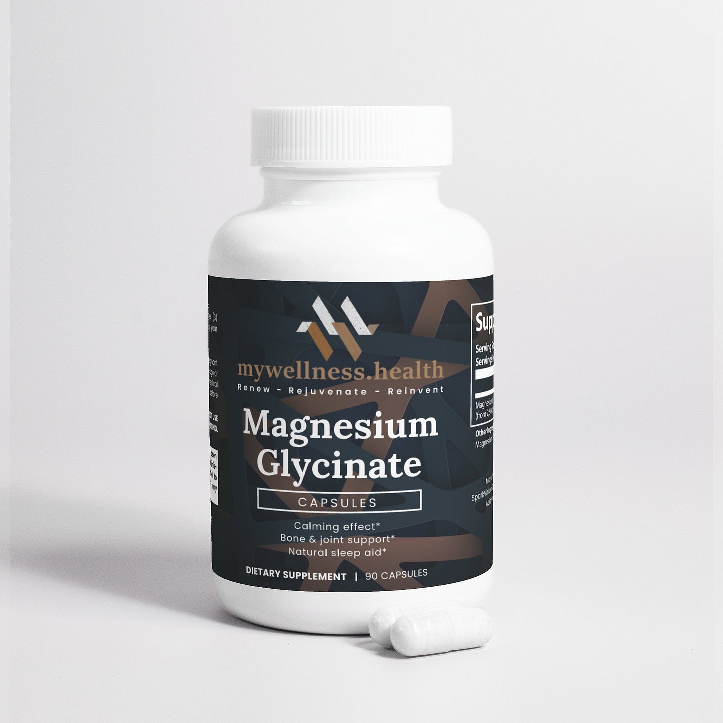 Pure Magnesium Glycinate 2500mg - High Absorption Sleep Support