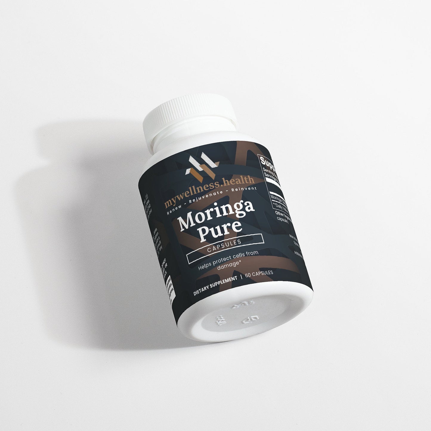 Moringa Pure Organic Leaf Capsules - Natural Superfood Supplement