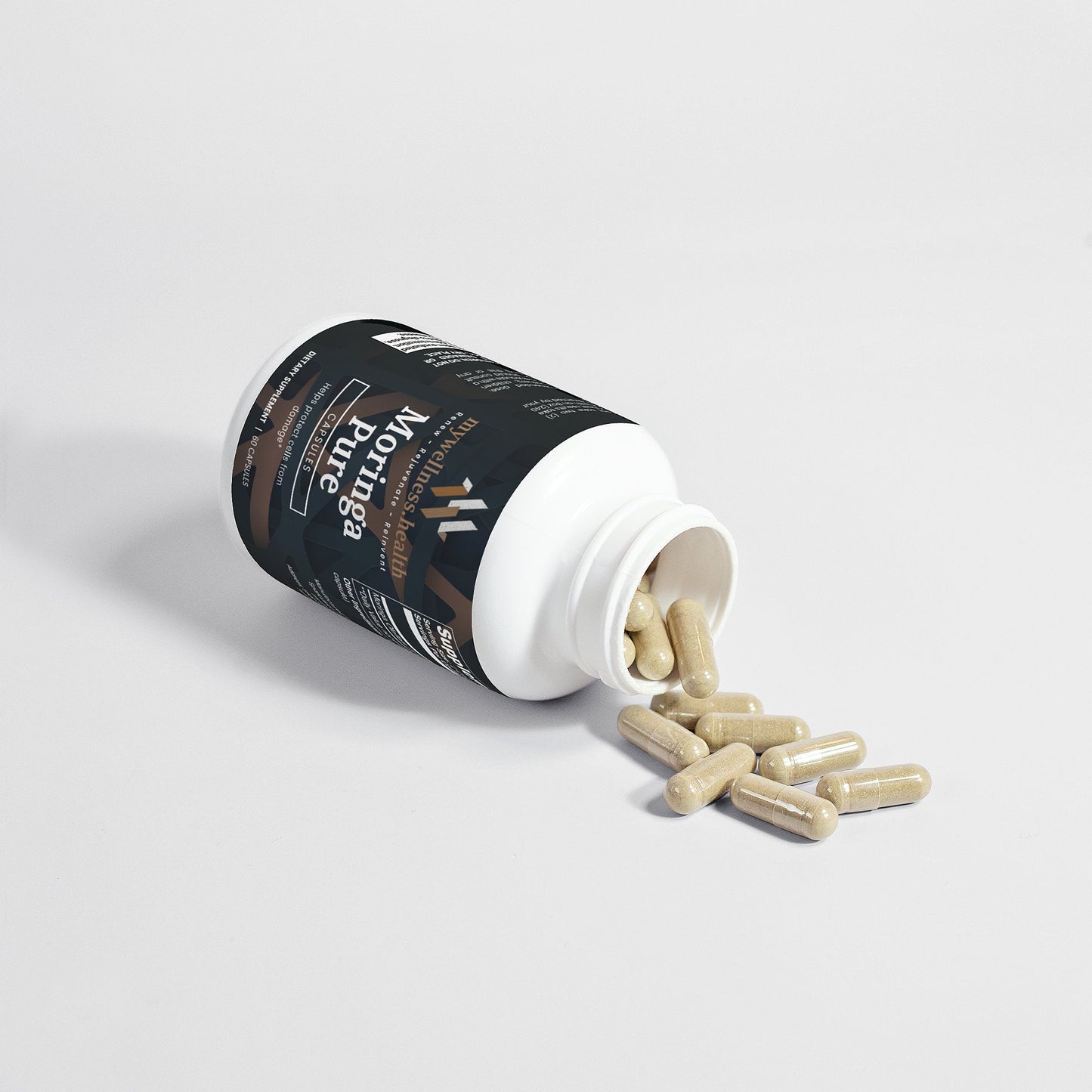 Moringa Pure Organic Leaf Capsules - Natural Superfood Supplement