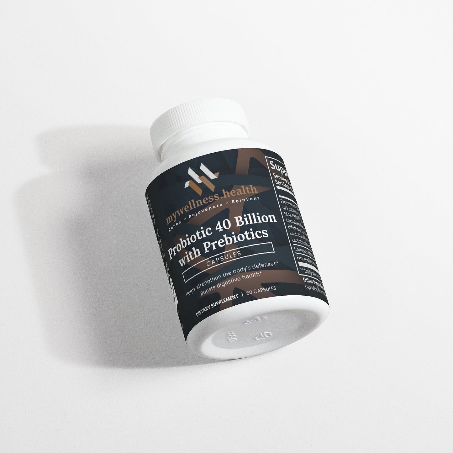 Probiotic 40 Billion CFU with Prebiotics - Natural Digestive Support