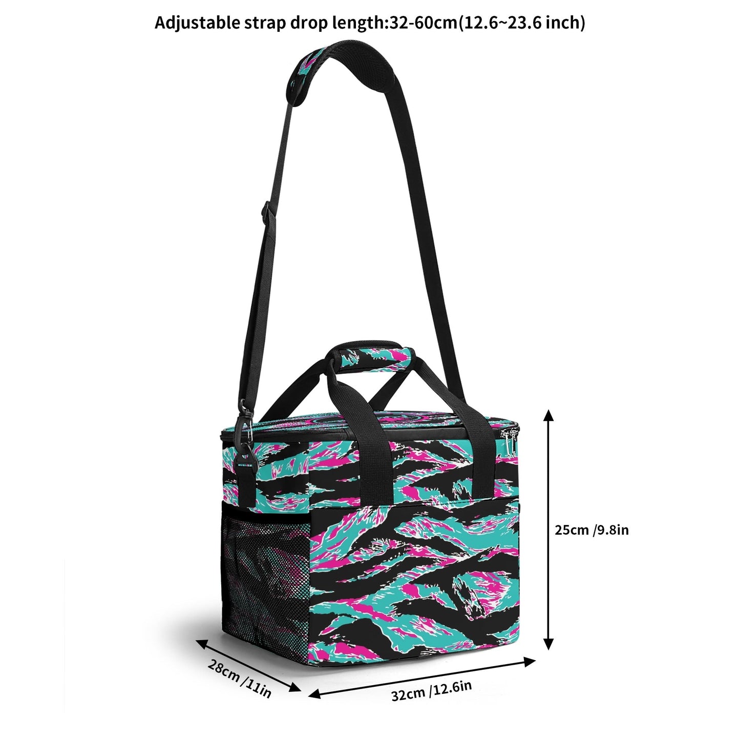 Miami Tiger Stripe Leakproof Cooler Bag