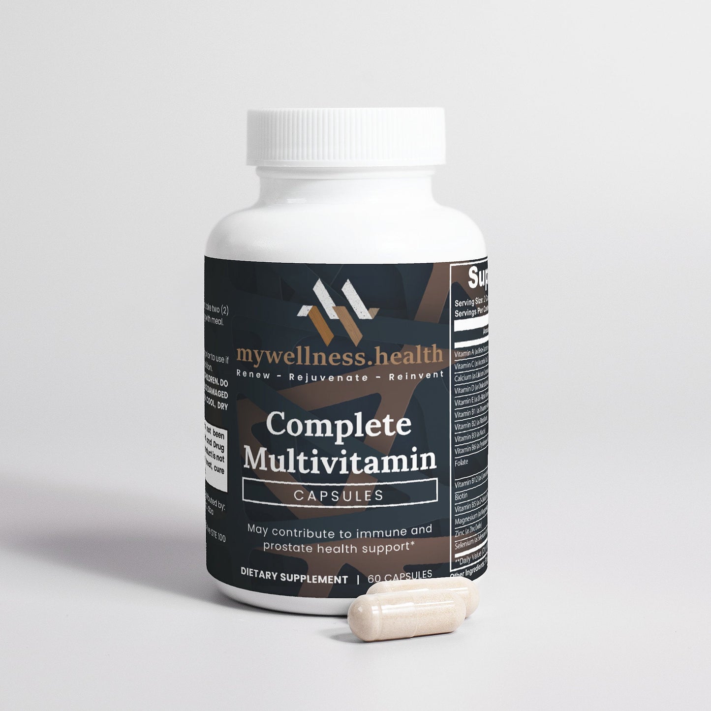 Complete Daily Multivitamin - Plant-Based Natural Formula