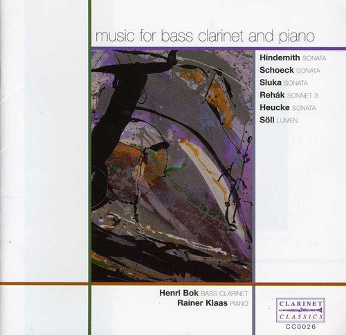 Hindemith / Scheck / Sluka / Klaas / Bok - Music For Bass Clarinet & Piano - Music CD