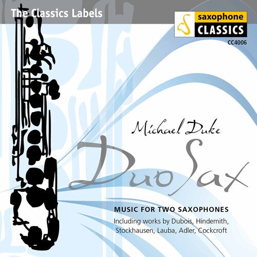 Duke / Emerich / Lichnovsky - Duo Sax: Music For Two Saxaphones - Music CD