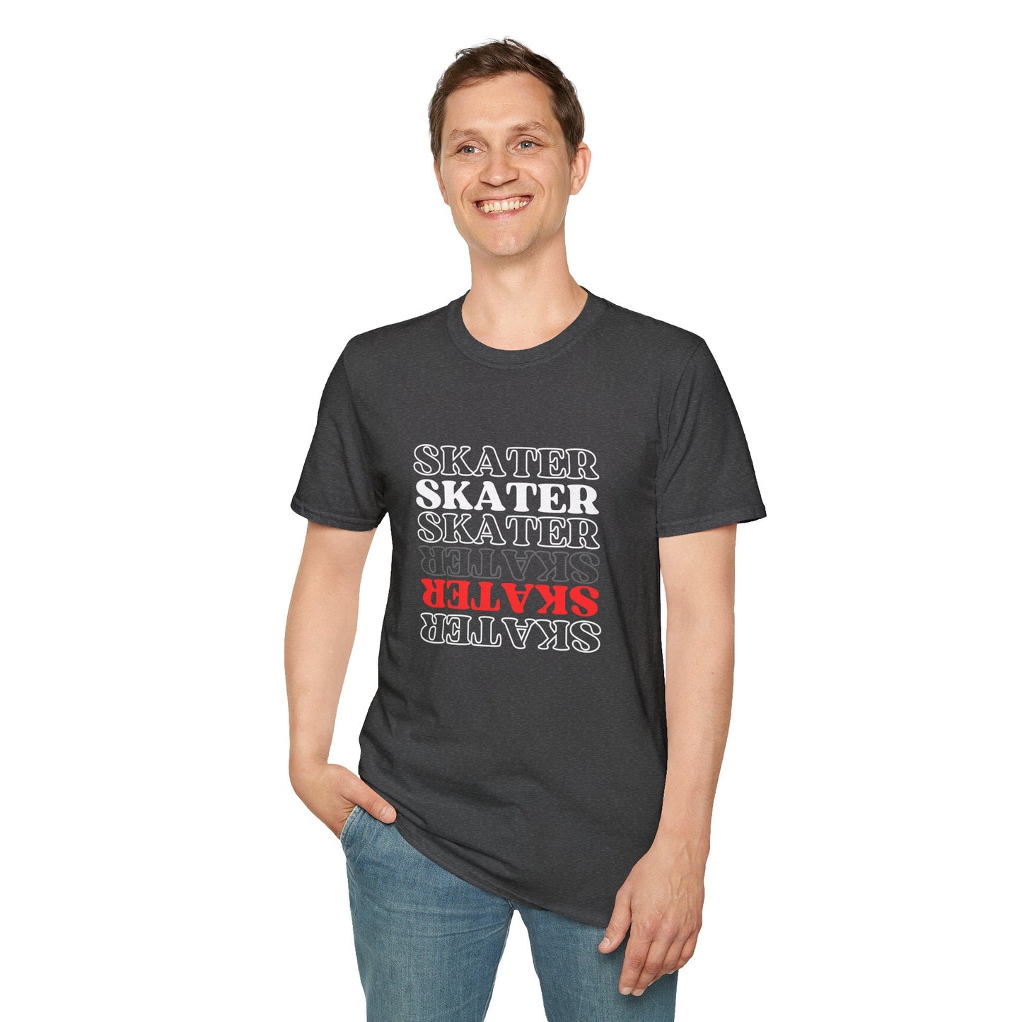 Red Statement Skater Unisex T-Shirt