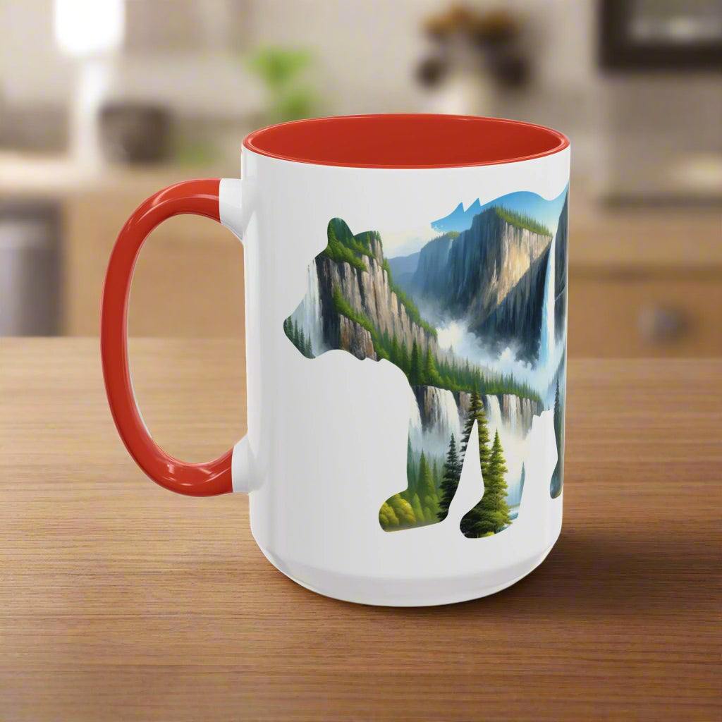 Yosemite Bear Colored Mug