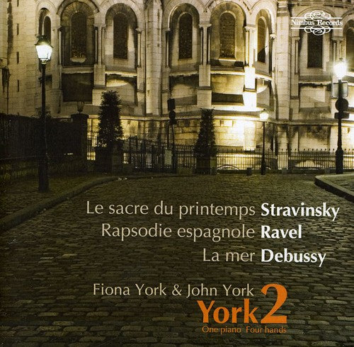York2 / Stravinsky / Ravel / Debussy - One Piano Four Hands - Music CD