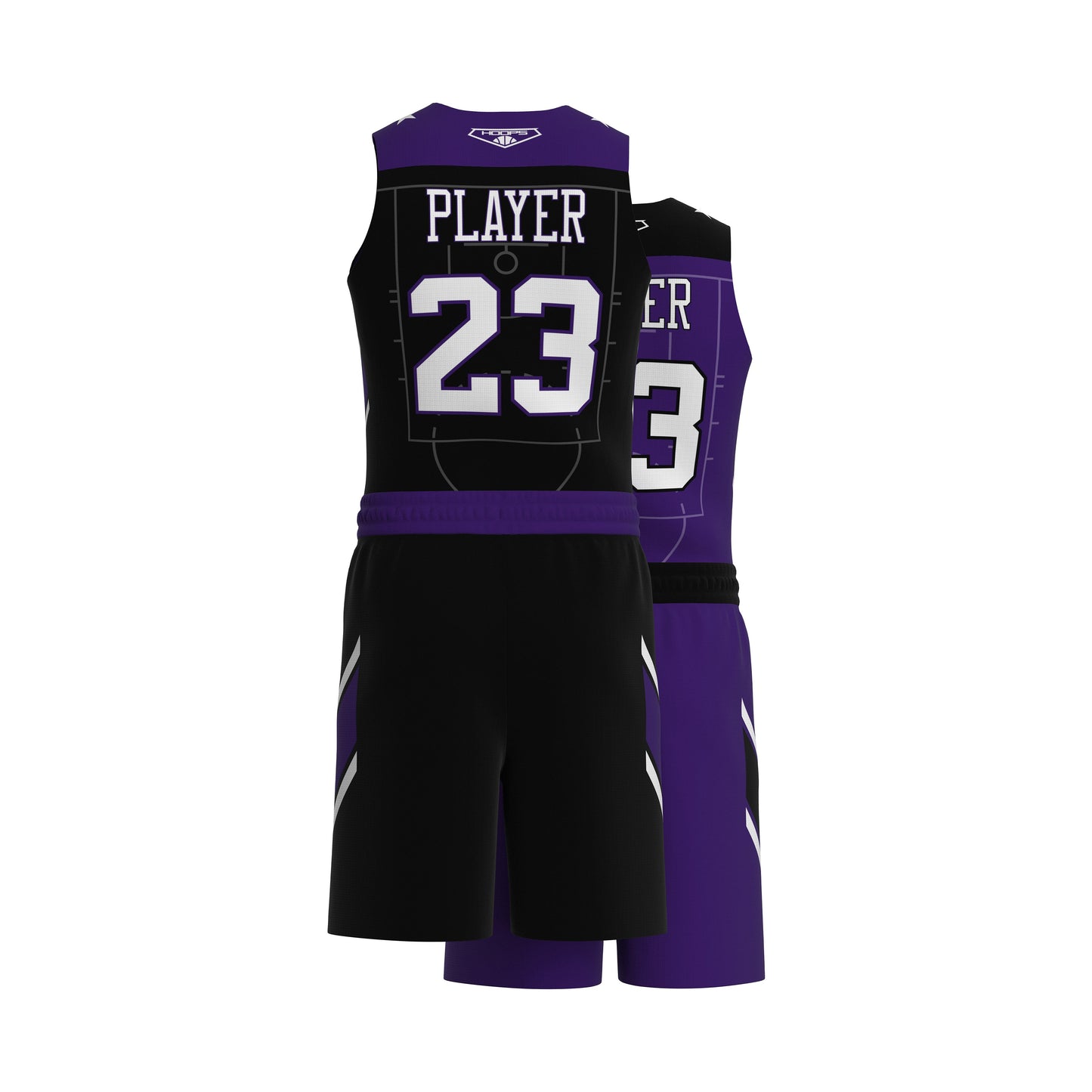 Custom All-Star Reversible Basketball Uniform - 179 Evanston
