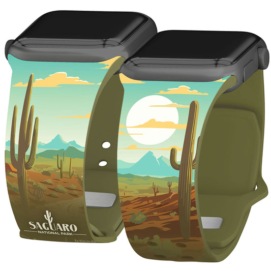 National Parks Saguaro HD Apple Watch Band