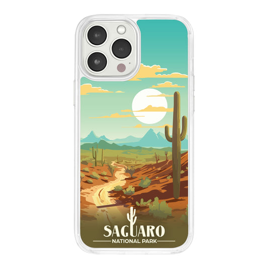 National Parks Saguaro HD Apple iPhone 15 Series Mag-Safe Phone Case