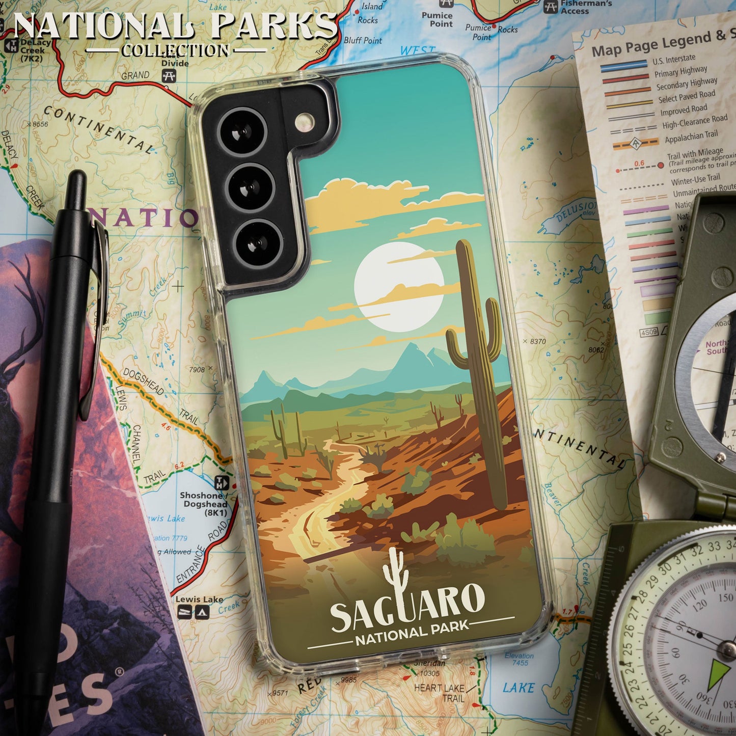 National Parks Saguaro HD Samsung Galaxy S24 Phone Case