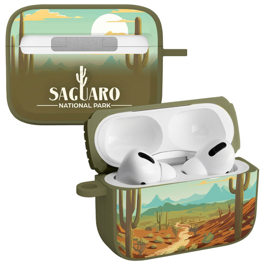 National Parks Saguaro HDX Apple Airpods Pro 1 & 2 Case Cover