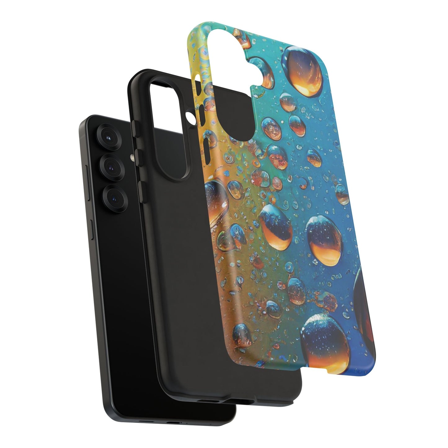 Colorful Water Droplets Tough Phone Case