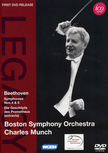 Beethoven / Munch / Bso - Symphonies 4 & 5 / Die Geschopfe Des Prometheus - DVD