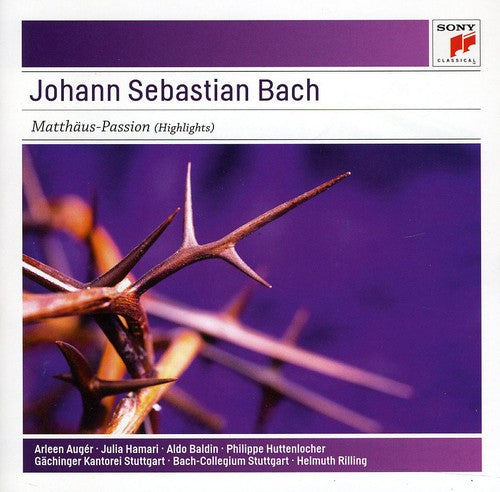 Bach,j.s. / Bach-collegium Stuttgart / Rilling - Matthaus-passion (highlights) - Music CD