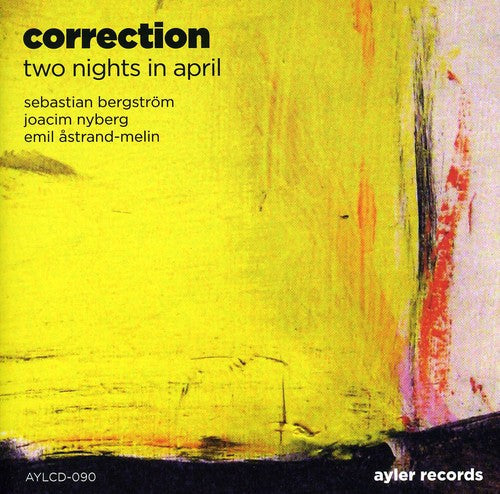 Bergstrom,sebastian - Correction: Two Nights In April - Music CD